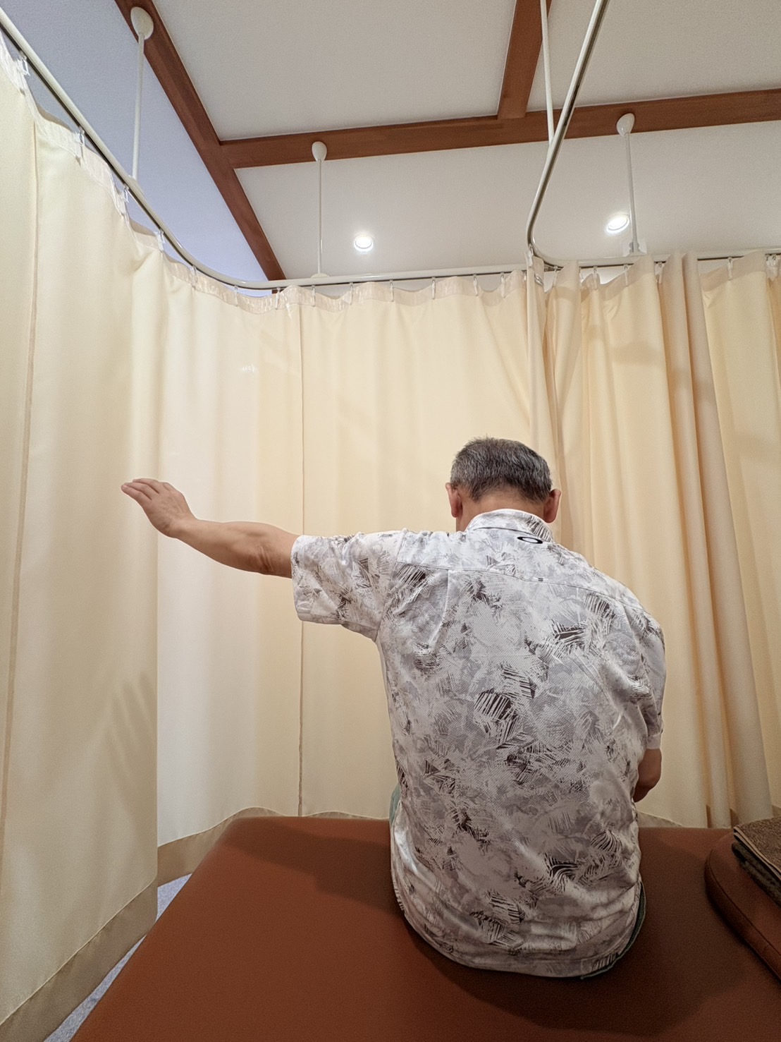 前額面 姿勢変化 施術前 - K様 - てあつい整体院 柳井院