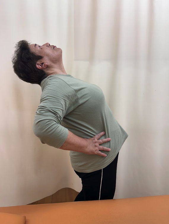 K様 施術後の腰・姿勢の状態