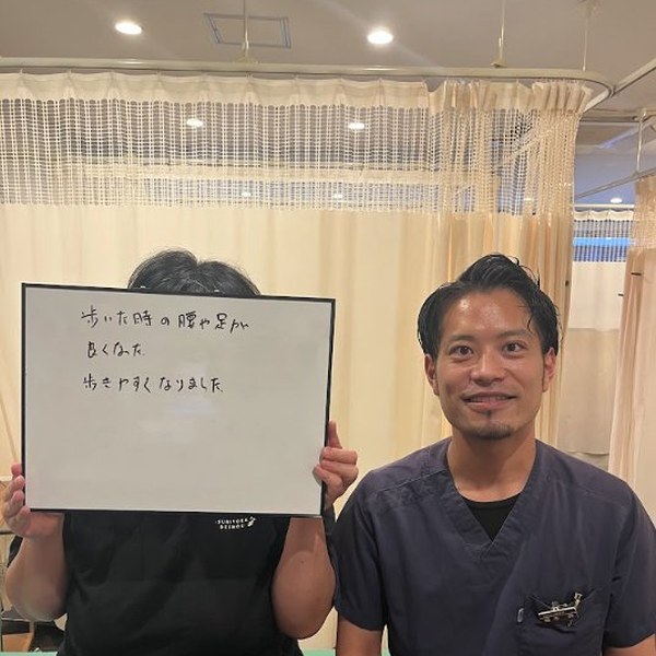 歩いた時の腰や足が良くなり、歩きやすくなりました
